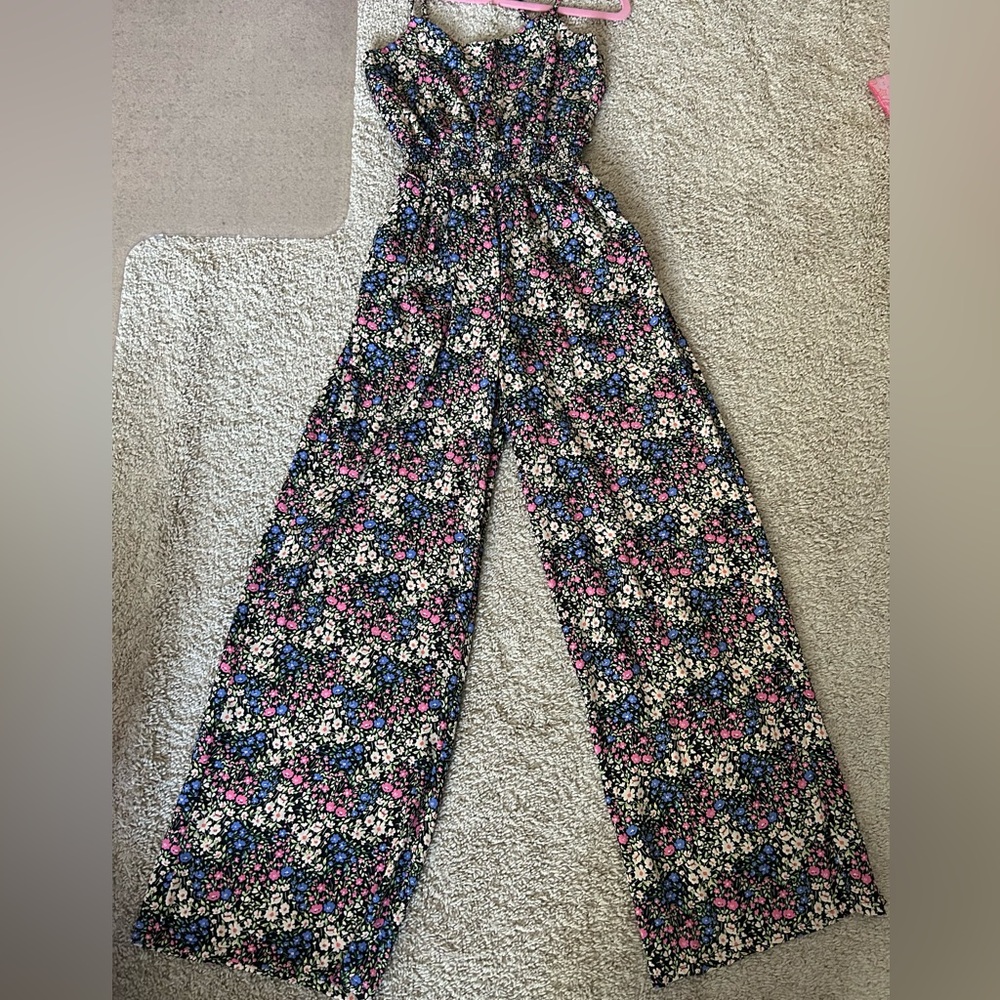 Honey and Rosie Multicolor Floral Jumpsuit